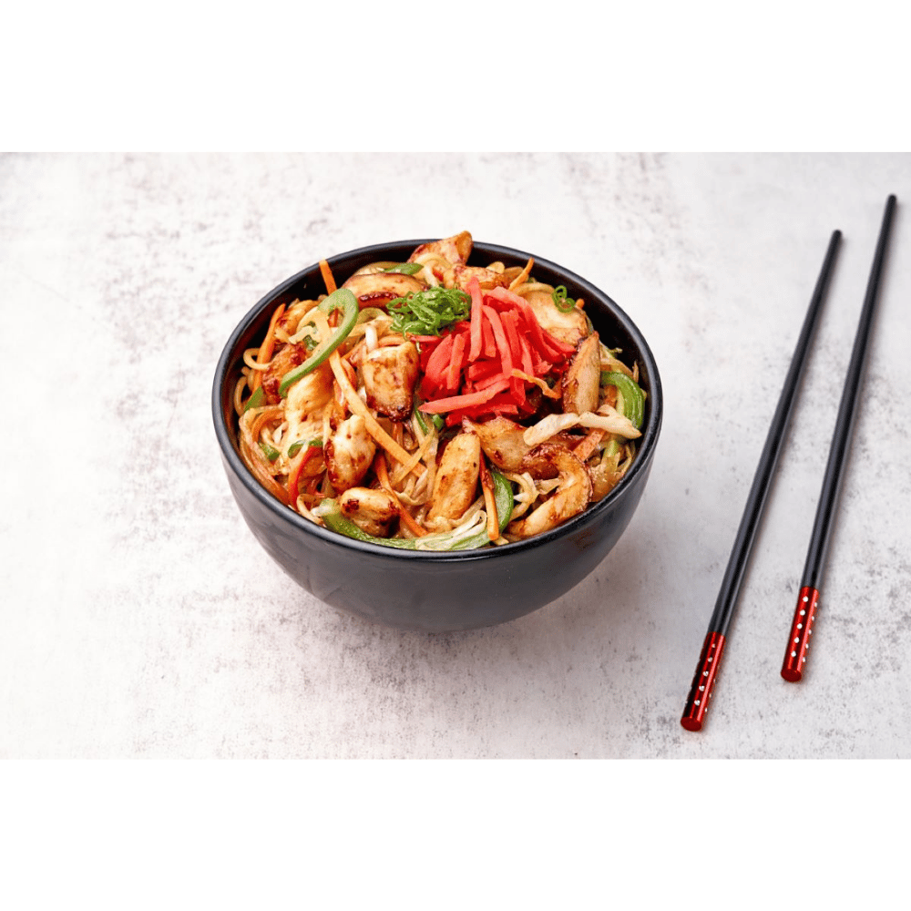 Chicken Yakisoba Noodles