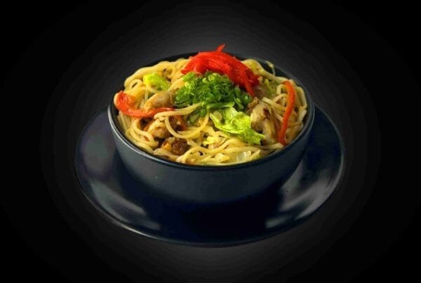 Chicken Yakisoba Noodles