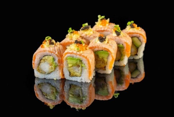 King Salmon Shrimp Roll