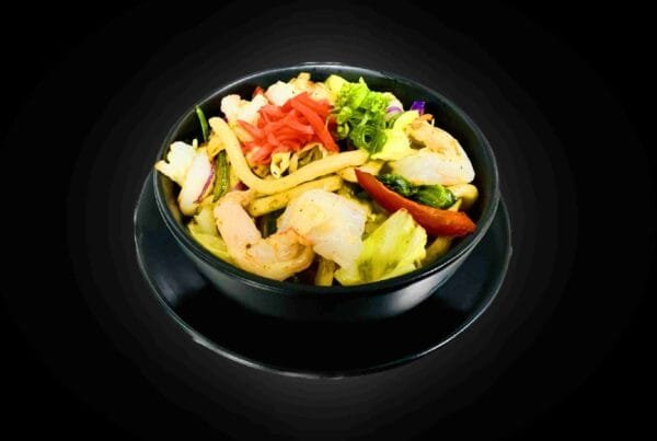 Shrimp Yaki Sanuki Udon Noodles