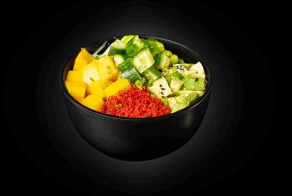 Vegetable poke bowl